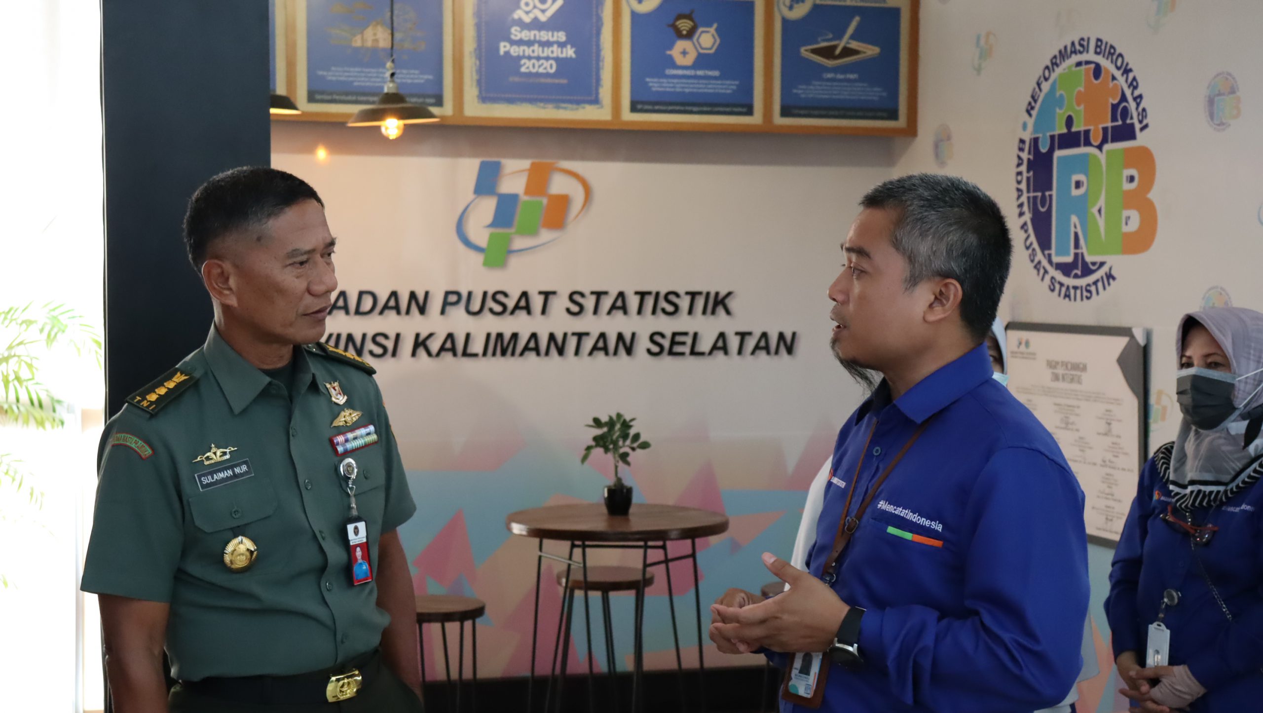 Audiensi Balitbang Kementrian Pertahanan di BPS Provinsi Kalimantan Selatan